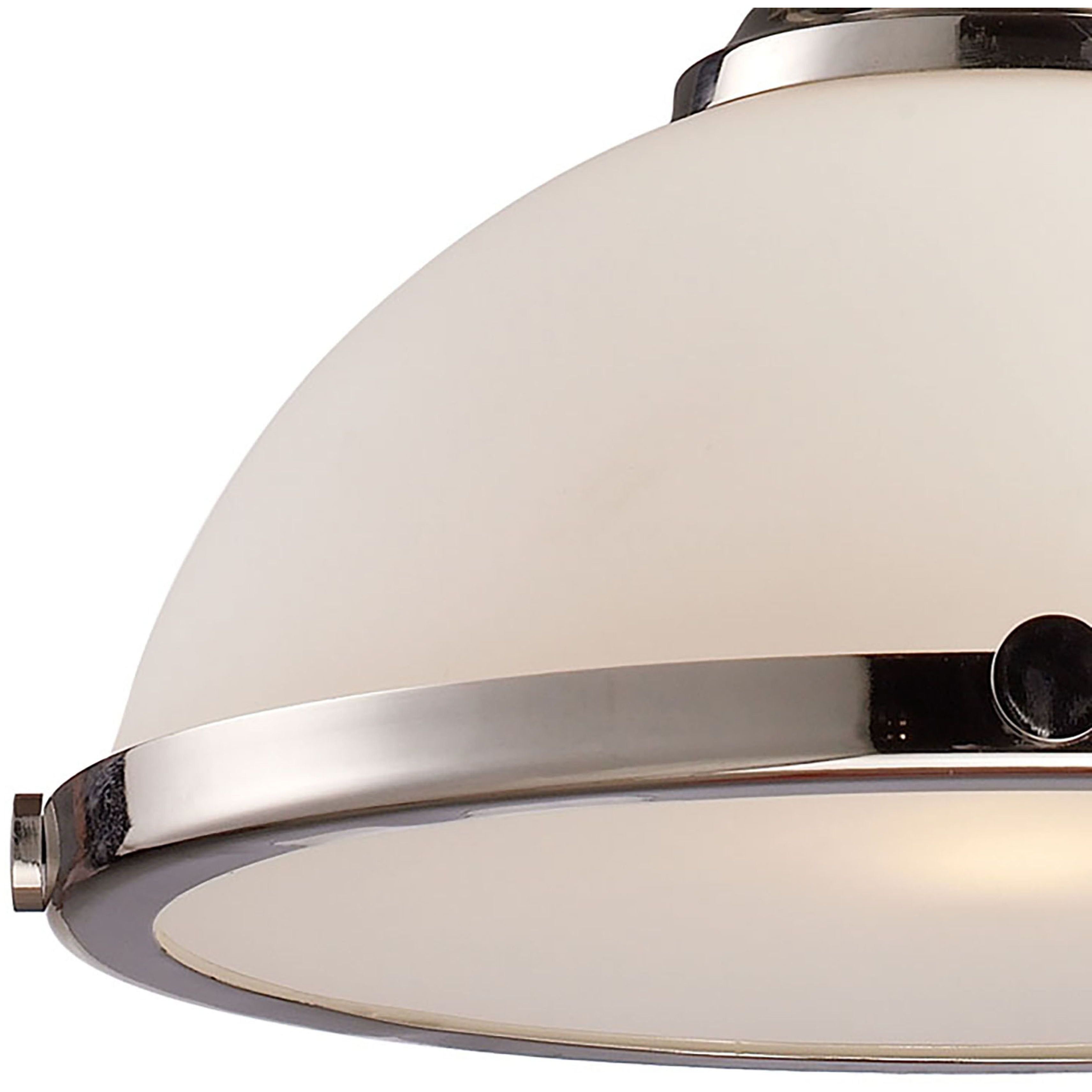 Chadwick 1 Light 13 inch Polished Nickel Pendant Ceiling Light