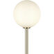 Ridgevale 60 inch 3 watt Satin Gold Floor Lamp Portable Light