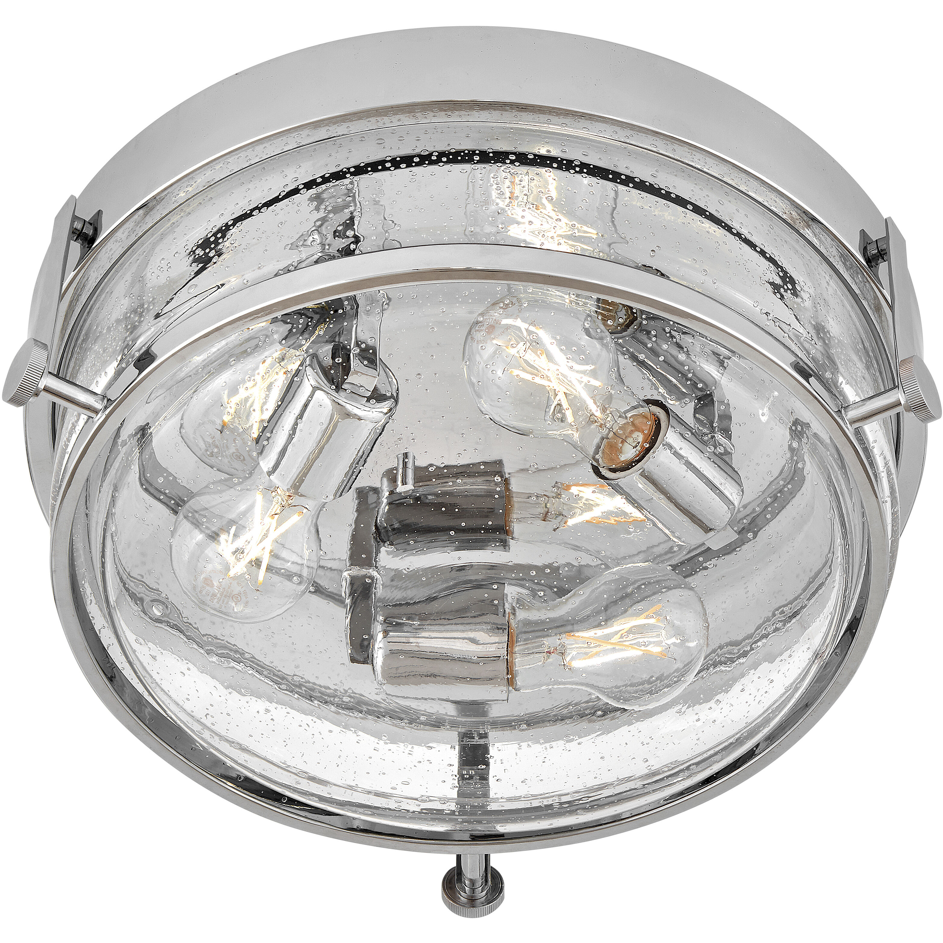 Harper 3 Light 15.75 inch Chrome Indoor Flush Mount Ceiling Light