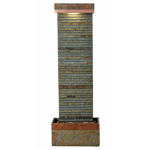 Stave Slate And Copper Floor Fountain