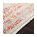 Ephesians 93 X 60 inch Pale Pink/Rose/Silver Gray/Bright Red/Saffron Rugs, Rectangle
