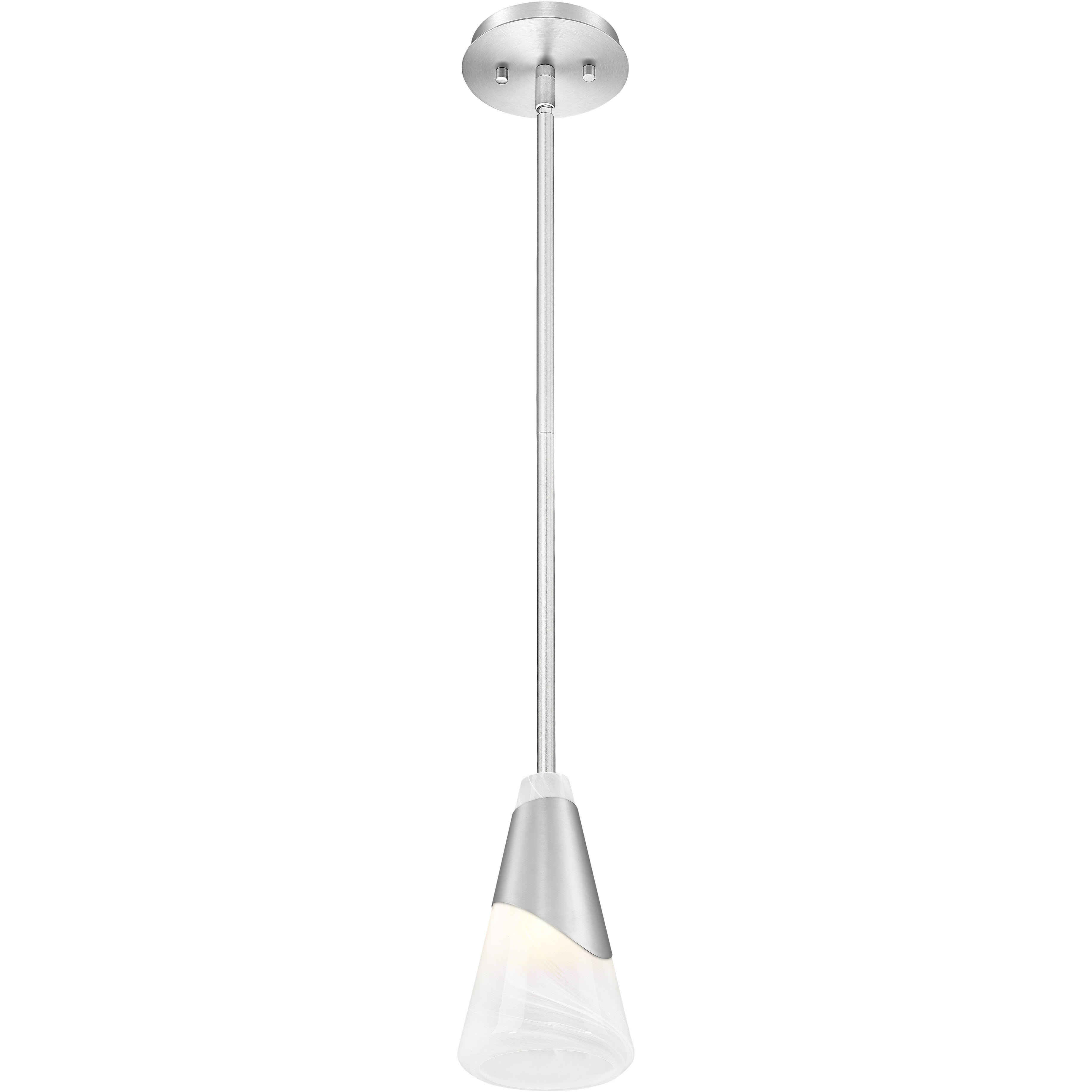 Aimie 1 Light 6 inch Brushed Nickel Pendant Ceiling Light