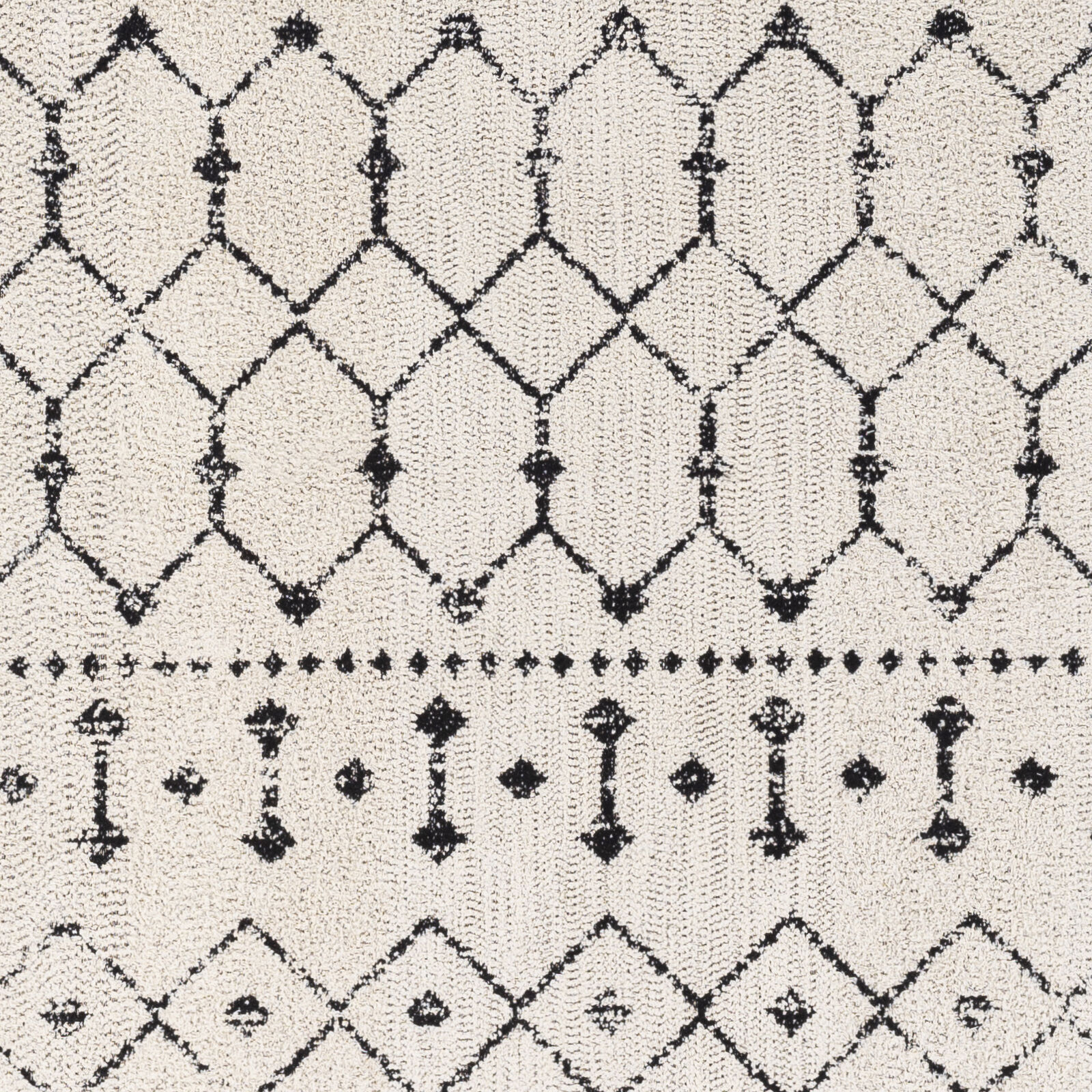 Amsterdam 120 X 96 inch Black Rug in 8 x 10, Rectangle