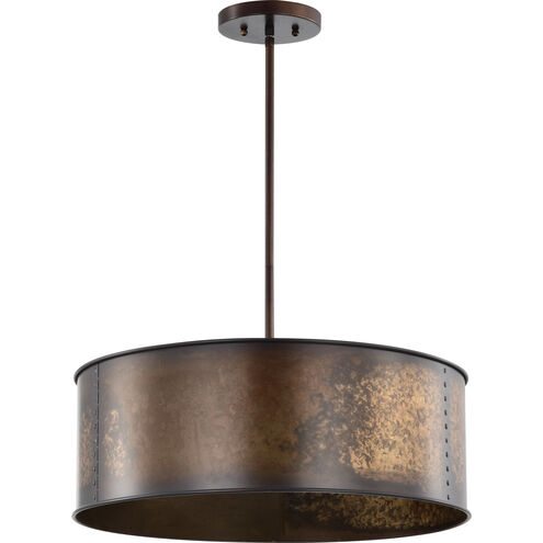 Kettle 4 Light 20 inch Weathered Brass Pendant Ceiling Light