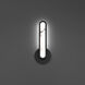 Serena LED 2.25 inch Black ADA Wall Sconce Wall Light, dweLED