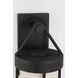 Richard June Otis 1 Light 22 inch Textured Black Outdoor Wall Light