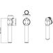 Cooper LED 4.75 inch Modern Gold Wall Sconce Wall Light