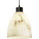 LumenAria LED 10.5 inch Dark Bronze Pendant Ceiling Light in 700 Lm LED, Rigid Stem Kit