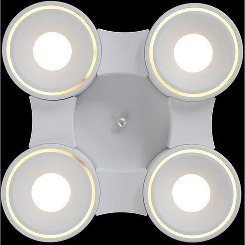 Stavro LED 15 inch White Flush Mount Ceiling Light