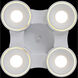 Stavro LED 15 inch White Flush Mount Ceiling Light