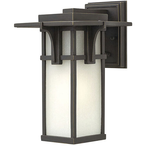 Manhattan LED 12 inch Oil Rubbed Bronze Outdoor Wall Mount Lantern, Small