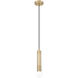 Stari 1 Light 4.75 inch Modern Gold Pendant Ceiling Light