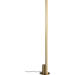 Leora 55.1 inch 30.00 watt Satin Antique Brass Floor Lamp Portable Light
