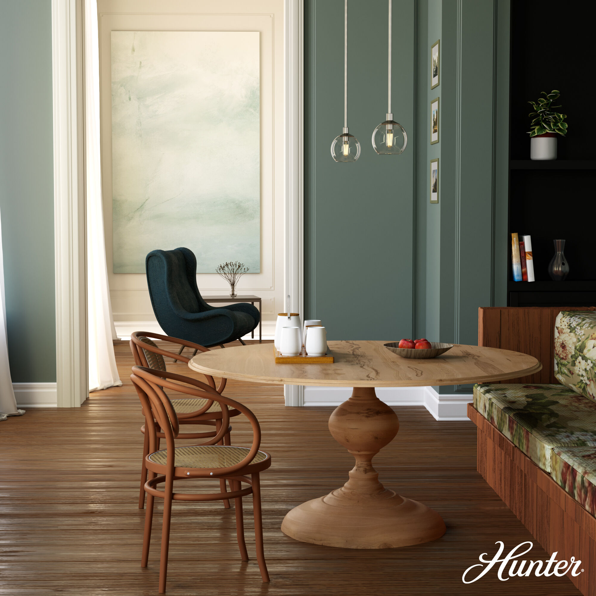 Xidane 1 Light 6 inch Brushed Nickel Mini Pendant Ceiling Light