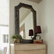 Farra 44 X 26 inch Cerused Black with Weathered Brass Wall Mirror, Varaluz Casa