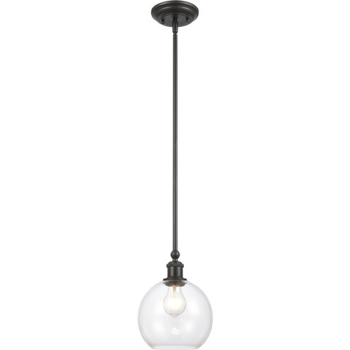 Ballston Concord 1 Light 8 inch Matte Black Mini Pendant Ceiling Light in Incandescent, Clear