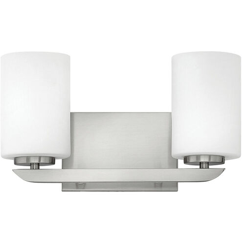 Kyra 2 Light 14 inch Brushed Nickel Vanity Light Wall Light