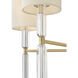 Anika 5 Light 28 inch Lacquered Brass Chandelier Ceiling Light