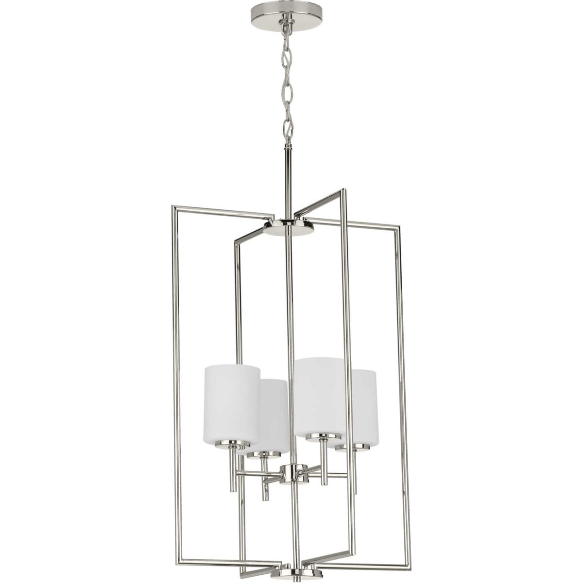 Replay 4 Light 18 inch Polished Nickel Pendant Ceiling Light