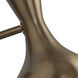Pisa 2 Light 6 inch Antique Brass Hood Interior is White Wall Sconce Wall Light
