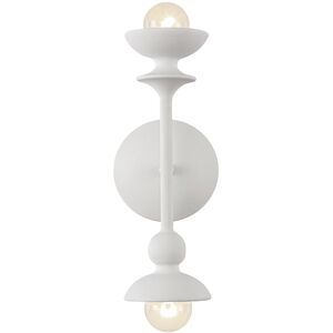 Cadence 2 Light 4.5 inch Antique White Bath Vanity Light Wall Light