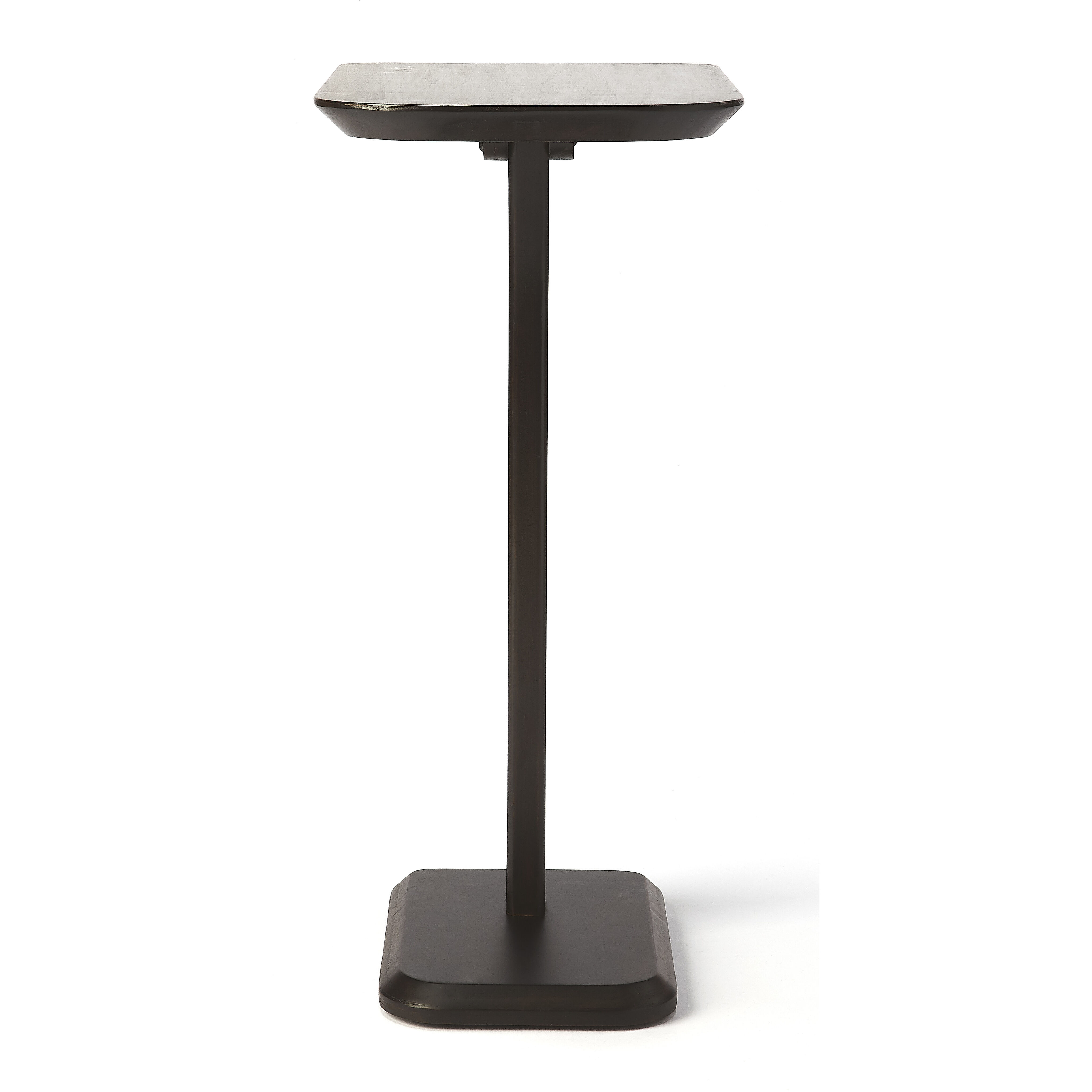 Modern Expressions Patton Cocoa Brown 27 X 18 inch Butler Loft Accent Table, Pedestal