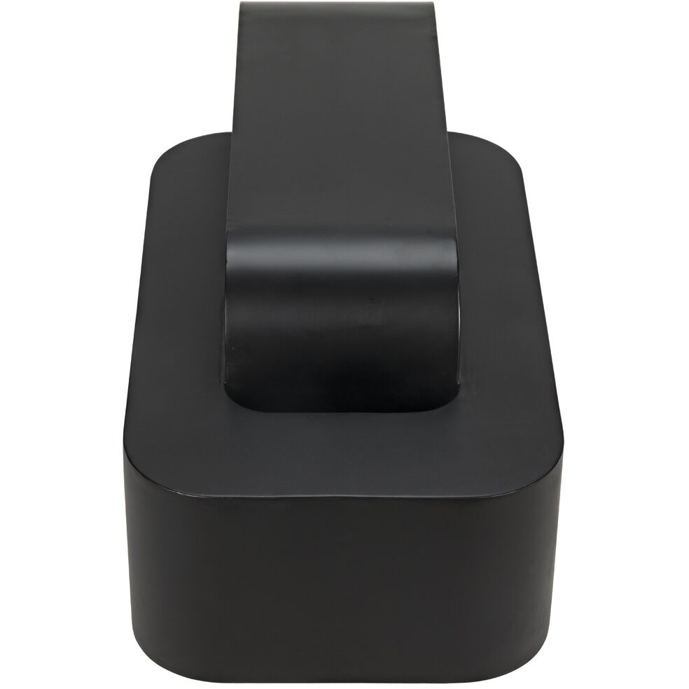 Nodum 45 X 24.5 inch Matte Black Accent Table