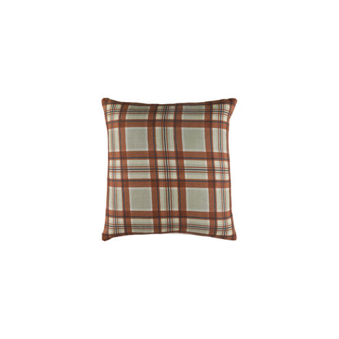 Brigadoon 20 X 20 inch Moss and Khaki Pillow