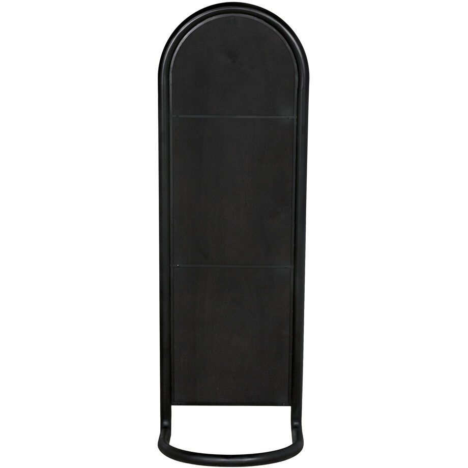 Duke 71 X 23.5 inch Matte Black Mirror