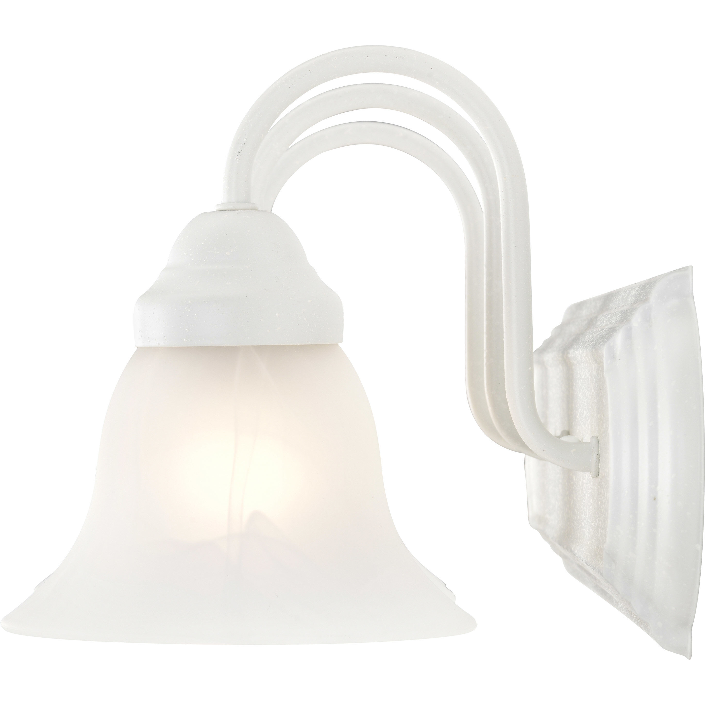Ballerina 3 Light 24 inch Textured White Vanity Light Wall Light