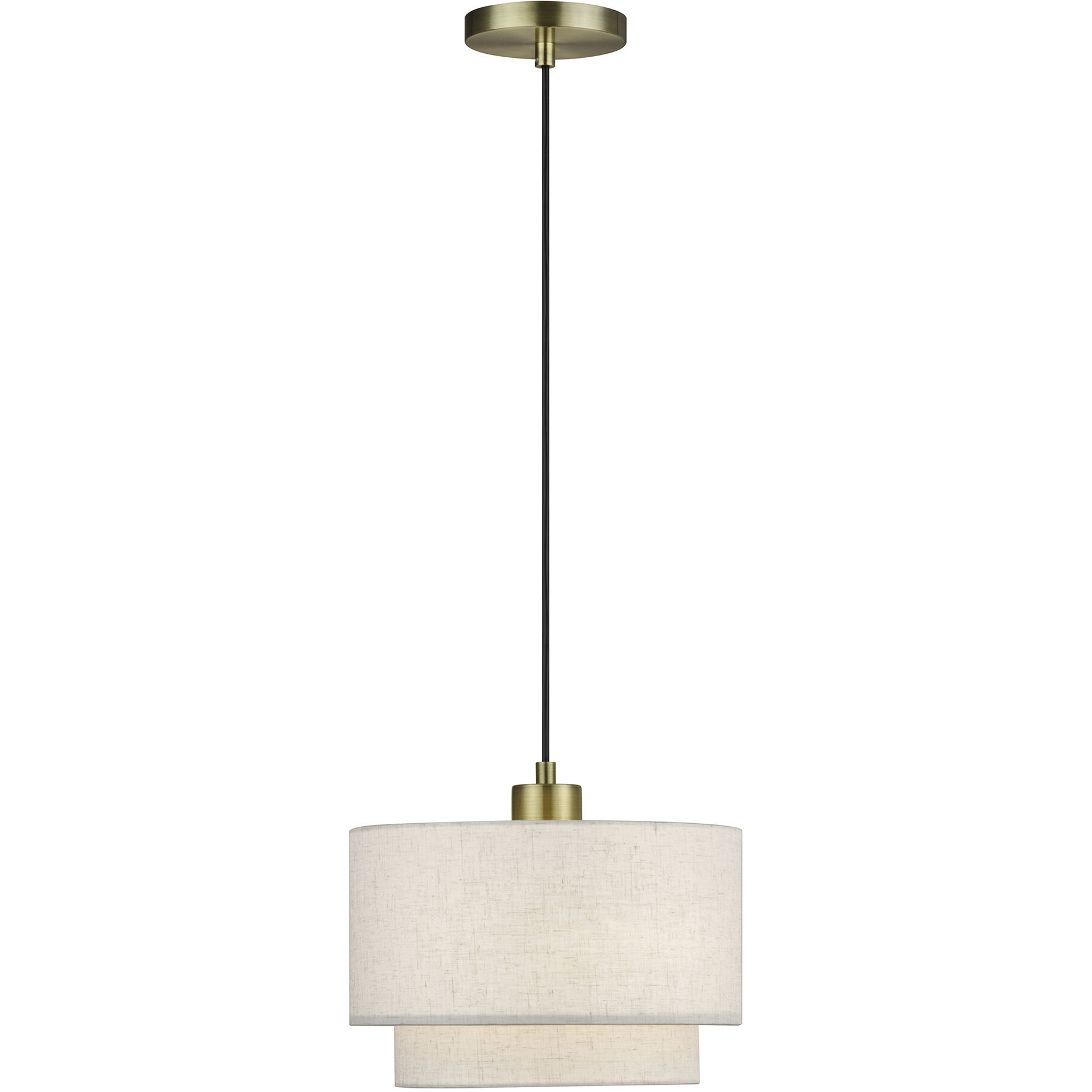 Manorwood 1 Light 12 inch Antique Brass Pendant Ceiling Light