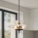 Fiorello 3 Light 14.5 inch Forged Bronze Convertible Pendant Ceiling Light