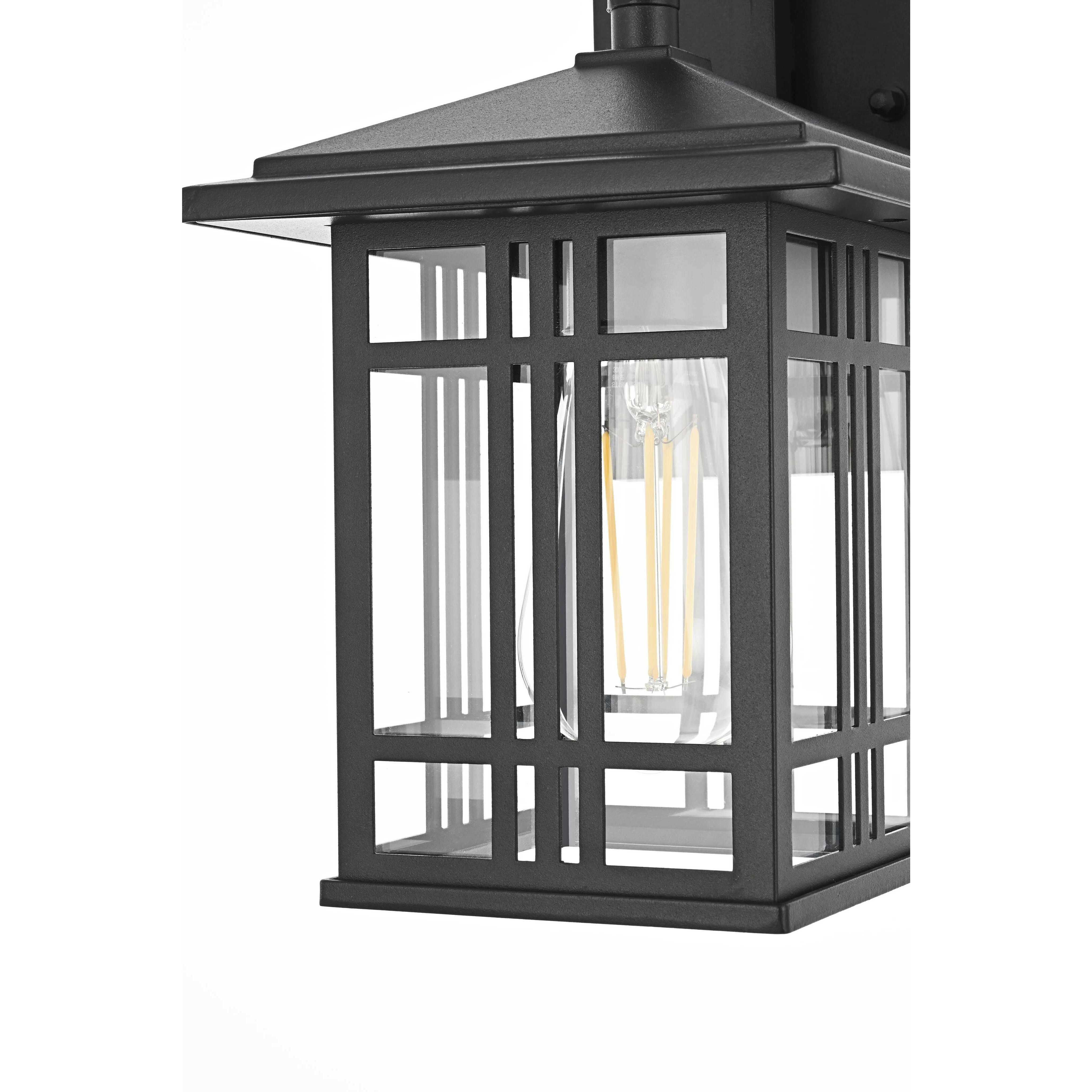 Harley 1 Light 12 inch Black Outdoor Wall Sconce