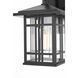 Harley 1 Light 12 inch Black Outdoor Wall Sconce