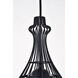 Miya 1 Light 7 inch Black Pendant Ceiling Light