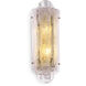 Ginnis 2 Light 7.09 inch Antique Brass and Handmade Glass Wall Lamp Wall Light