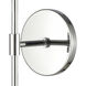 Forma de Crystal 1 Light 5 inch Polished Chrome Sconce Wall Light