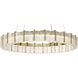Sevryn LED 27.5 inch Soft Brass Ring Pendant Ceiling Light