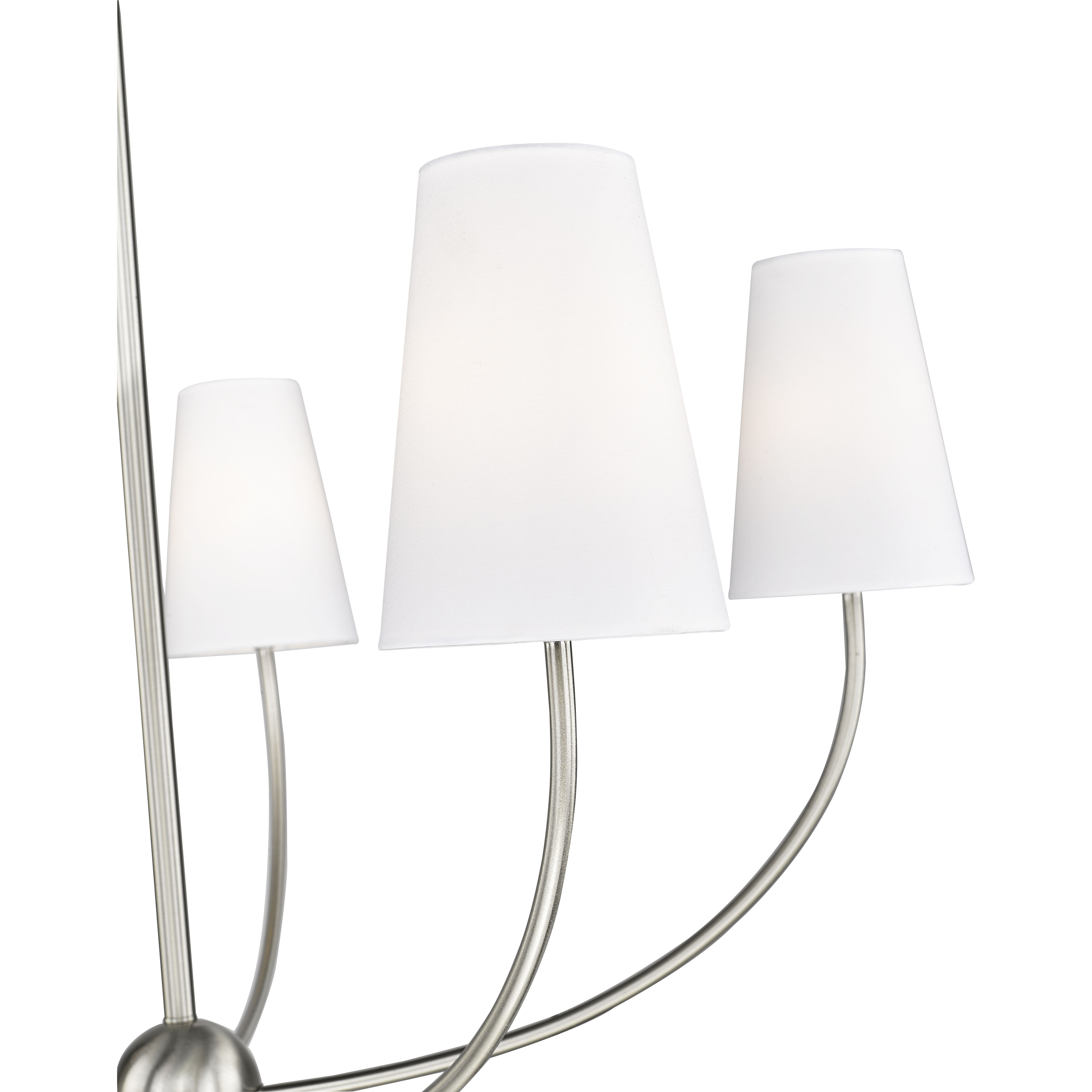 Shannon 5 Light 32 inch Brushed Nickel Chandelier Ceiling Light