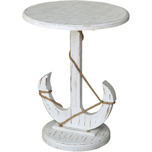Harbor 27 X 21 inch Distressed White End Table