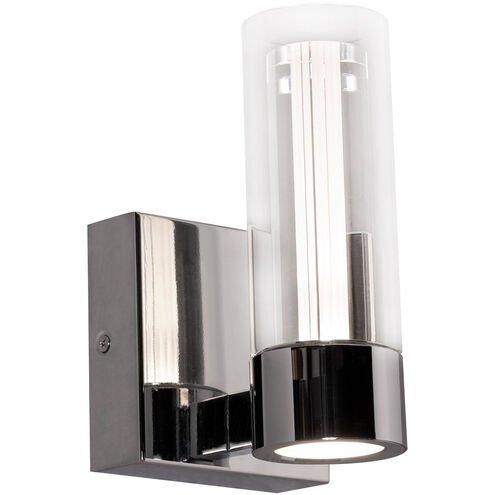 Delphia LED 4 inch Polished Chrome Sconce Wall Light