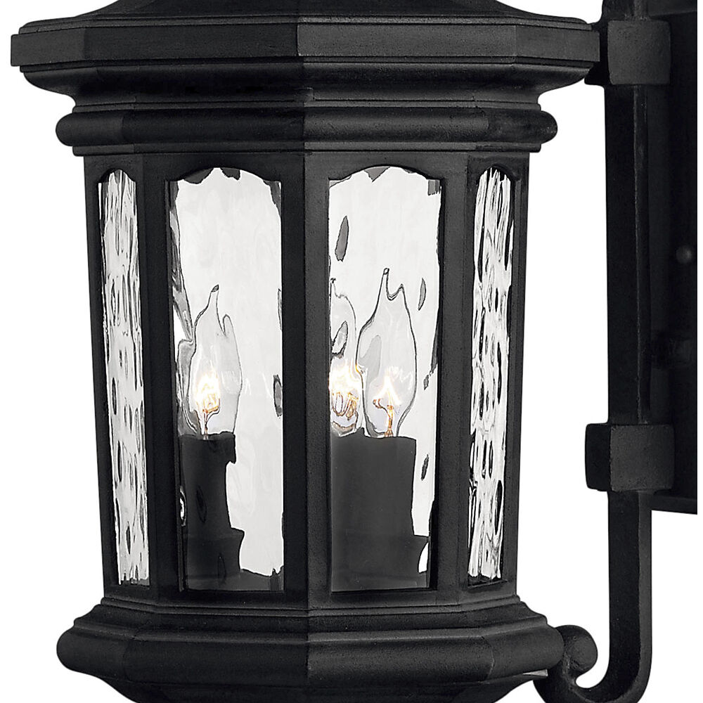 Estate Series Raley LED 26 inch Museum Black Outdoor Wall Mount Lantern, Medium