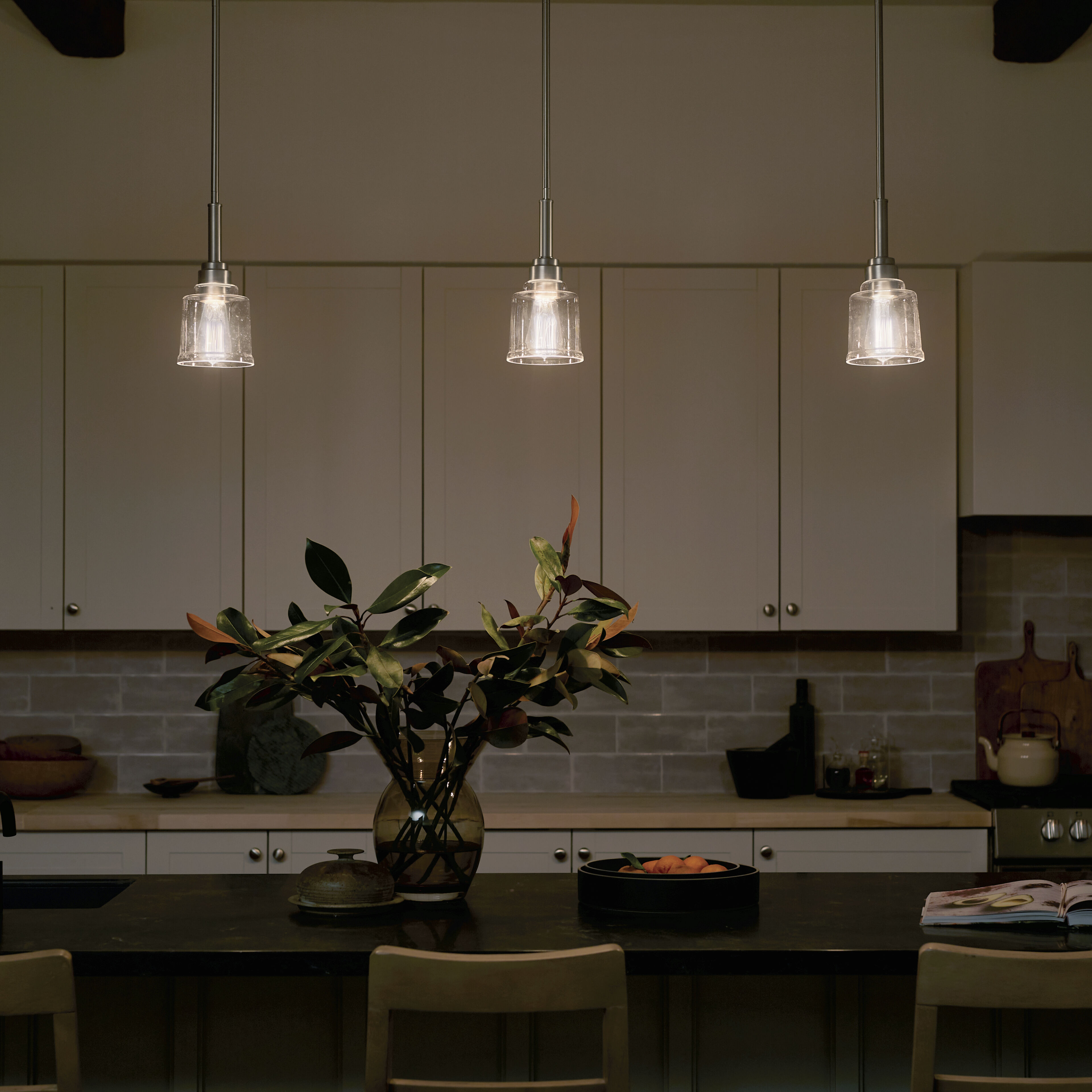 Aivian 1 Light 5.25 inch Nickel Textured Mini Pendant Ceiling Light