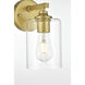 Mayson 1 Light 5 inch Brass Bath Sconce Wall Light