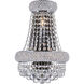 Empire 3 Light 12 inch Chrome Wall Light
