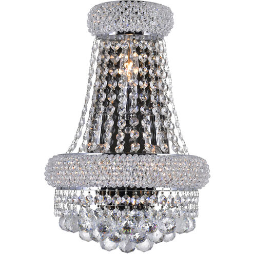 Empire 3 Light 12 inch Chrome Wall Light