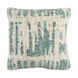 Primal 20 X 20 inch Cream and Mint Throw Pillow