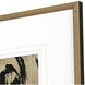 Grammercy Brown and Beige and Black Framed Art