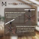 Atlas Ariella 64 inch Textured Bronze with Walnut Tone Blades Ceiling Fan