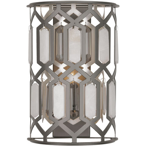 Hexly 1 Light 11 inch Bronze and Sultry Silver Wall Sconce Wall Light